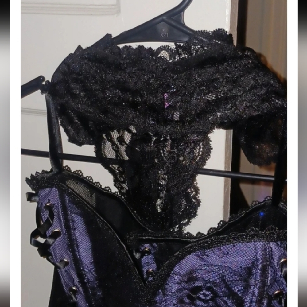 Gorgeous Corset w/attached Garters - Picture 7 of 8